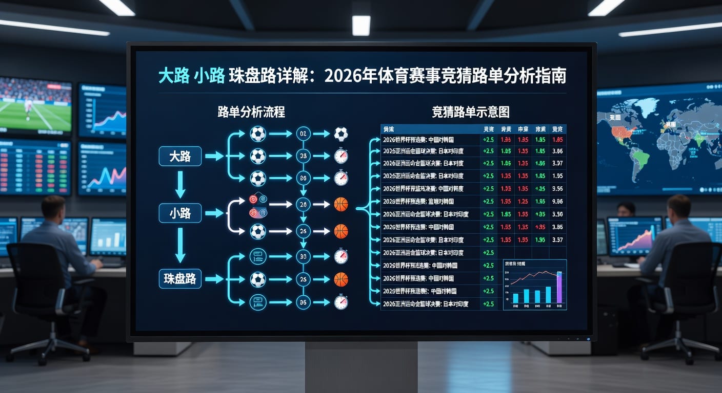 大路小路珠盘路 体育赛事预测指南