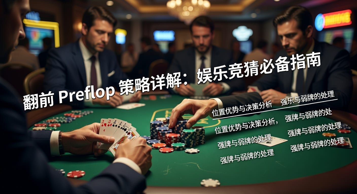 翻前 preflop：起手决策与投注技巧指南