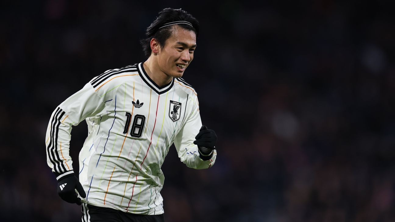 乌田正树扛起日本锋线　世界杯首战直面荷兰考验